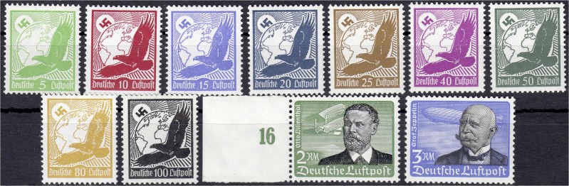 Deutschland
Deutsches Reich
Flugpostmarken 1934, kompletter Satz in postfrisch...