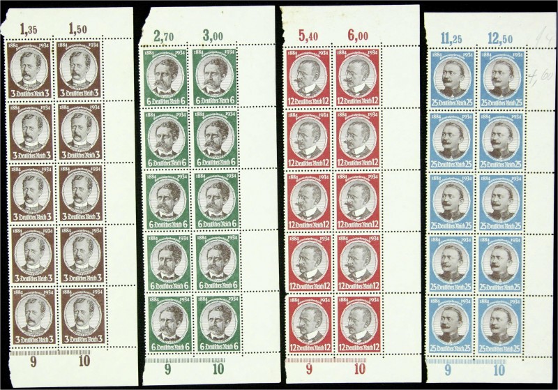 Deutschland
Deutsches Reich
Kolonialforscher 1934, postfrische Erhaltung, 10er...