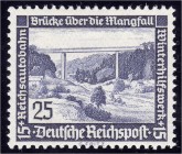 Deutschland
Deutsches Reich
Winterhilfswerk 1936, postfrische Erhaltung, senkrechte Gummiriffelung, bestens geprüft Peschl BPP. Mi. 220,-€. **