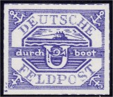 Deutschland
Feldpostmarken
Hela Zulassungsmarke 1945, ungebraucht ohne Gummi, bestens geprüft Pfenninger.