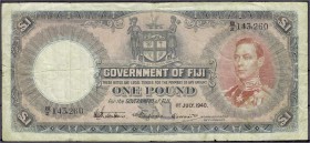 Ausland
Fiji
1 Pound 1.7.1940. III-IV, selten