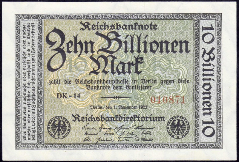 Die deutschen Banknoten ab 1871 nach Rosenberg
Deutsches Reich, 1871-1945
10 B...