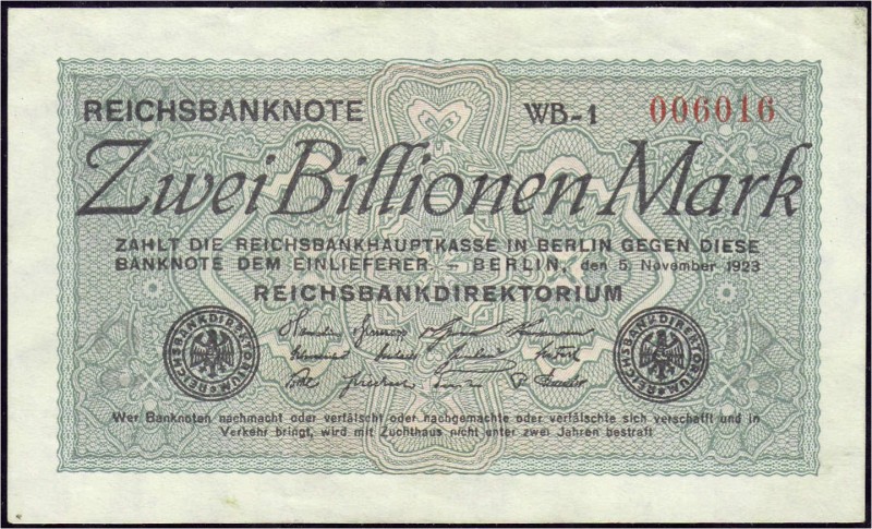 Die deutschen Banknoten ab 1871 nach Rosenberg
Deutsches Reich, 1871-1945
2 Bi...