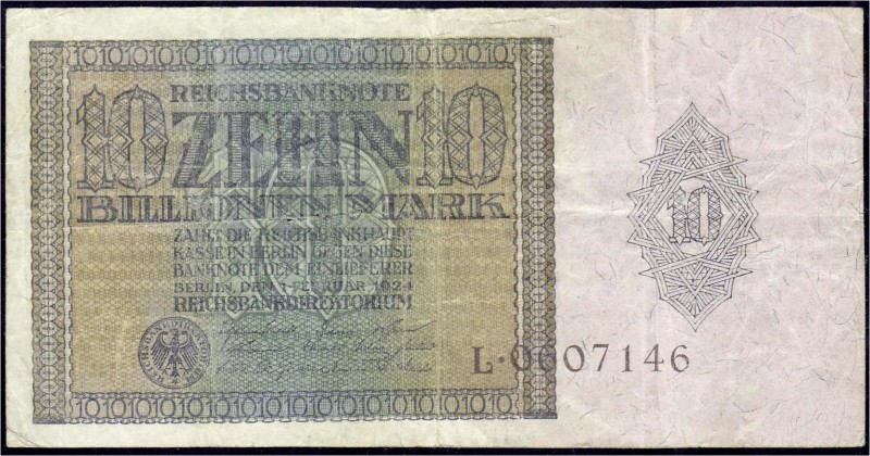 Die deutschen Banknoten ab 1871 nach Rosenberg
Deutsches Reich, 1871-1945
10 B...