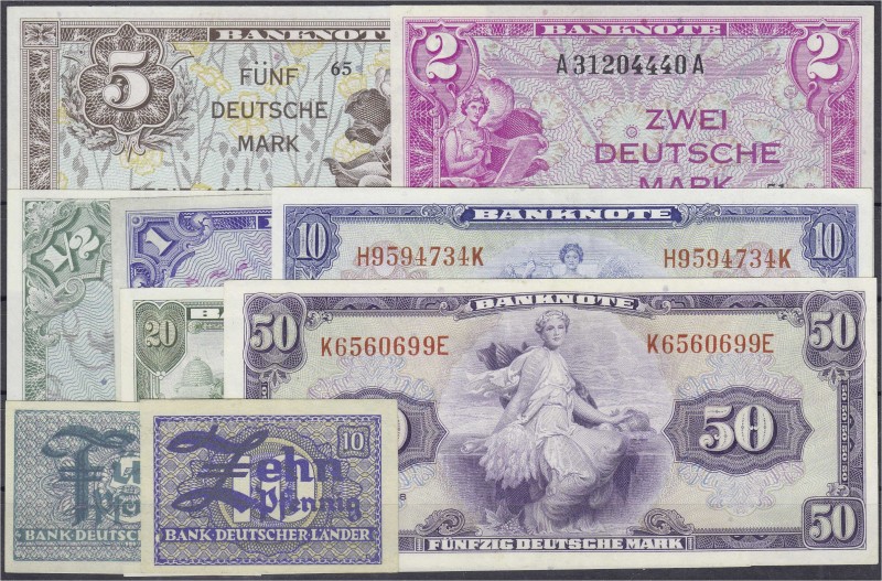 Die deutschen Banknoten ab 1871 nach Rosenberg
Westliche Besatzungszonen und BR...