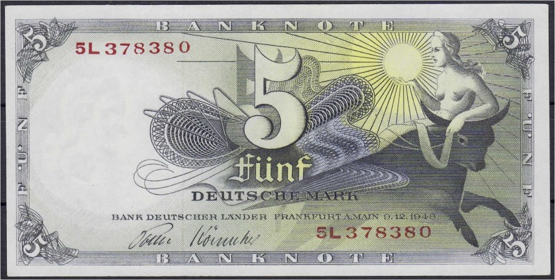 Die deutschen Banknoten ab 1871 nach Rosenberg
Westliche Besatzungszonen und BR...