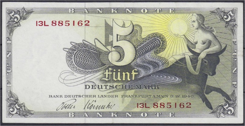 Die deutschen Banknoten ab 1871 nach Rosenberg
Westliche Besatzungszonen und BR...