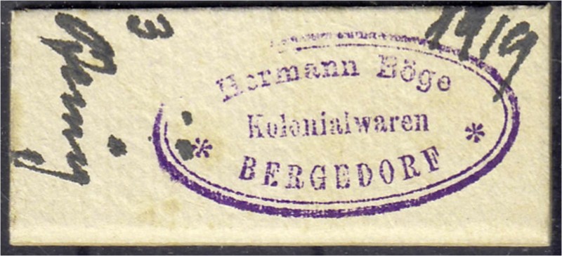 Deutsches Notgeld und KGL
Hamburg (Hamburg)
Bergedorf, Hermann Böge, Kolonialw...