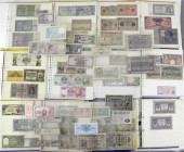 Lots
Lots ausländischer Banknoten
Ca. 550 ausländische Scheine aus aller Welt. Dabei viele alte und seltene Stücke, u.a. China, Estland, Grönland, F...