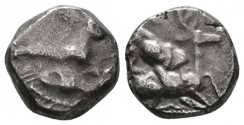 Cyprus, Kition, Baalmelek II(?) (c.425-400 BC), Silver Stater, Rare Type!

Condi...