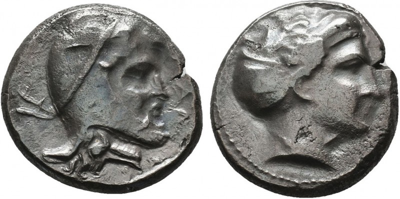 CILICIA, Mallos. Autophradates(?). Circa 380-333 BC. AR Stater. Diademed head of...