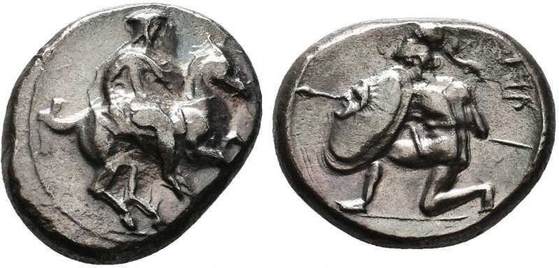 CILICIA, Tarsos. Synnesis III. Circa 425-400 BC. AR Stater (10.29 gm). Satrap on...