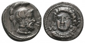 CILICIA. Tarsus. Pharnabazus, as Satrap (ca. 380-374/3 BC). AR stater. Ca. 380-379 BC. Head of female (Arethusa?) facing, turned slightly left, hair i...