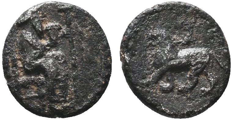 Greek Obol, Ca. 350-300 BC. AR

Condition: Very Fine

Weight: 0.67gr
Diameter: 1...