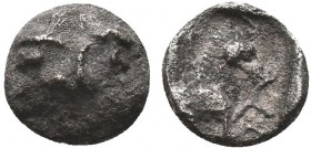 Greek Obol, Ca. 350-300 BC. AR

Condition: Very Fine

Weight: 0.67gr
Diameter: 10mm