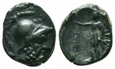 Greek Coin Unidentified , Circa 2nd Century BC. AE

Condition: Very Fine

Weight: 3.49gr
Diameter: 16.5mm
