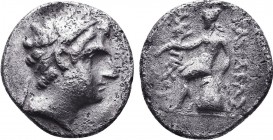 SELEUCID KINGS of SYRIA. Alexander I Balas. 150-145 BC. AR drachm

Condition: Very Fine

Weight: 4.02gr
Diameter: 18mm