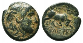 Seleukid Kingdom, 3rd - 1st. Century, B.C. AE

Condition: Very Fine

Weight: 2.80gr
Diameter: 14mm