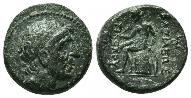 Seleukid Kingdom, 3rd - 1st. Century, B.C. AE

Condition: Very Fine

Weight: 4.3...