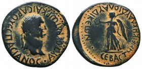 LYCAONIA, Laodicea Catacecaumene (as Claudiolaodicea Combusta). Vespasian. 69-79 AD. Laureate head right / [CEBAC]TH NEIKH KLAYDIOLA[ODIKEwN], Nike st...