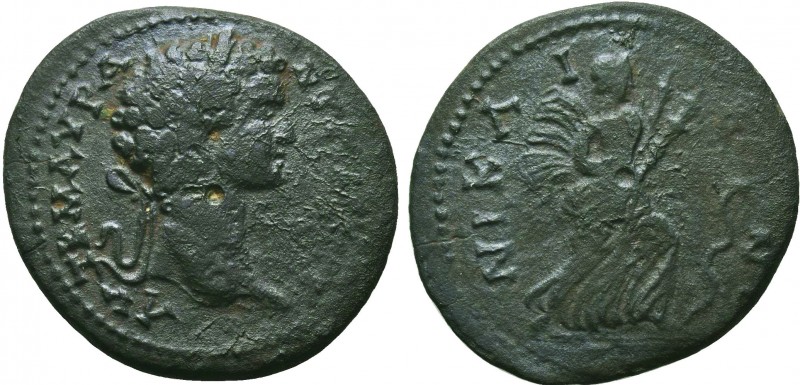 BITHYNIA. Nicaea. Caracalla, 198-217. Triassarion (Bronze, 25 mm, 10.12 g, 12 h)...