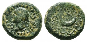 PAMPHYLIA. Perge. Vespasian (69-79). Ae.ΟΥƐϹΠΑ / ΑΡ ΠƐΡ bow and crescent.RPC II, 1513

Condition: Very Fine

Weight: 3.71gr
Diameter: 14mm