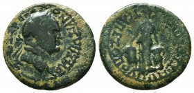 Vespasian (69-79). Ae.

Condition: Very Fine

Weight: 4.33gr
Diameter: 21.5mm
