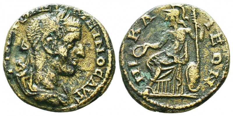 BITHYNIA, Nicaea. Maximinus I. AD 235-238. Æ . Laureate, draped, and cuirassed b...