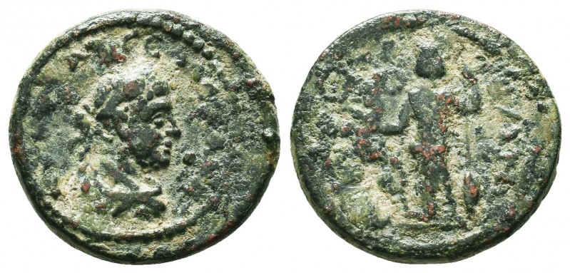 LYDIA. Thyatira. Severus Alexander (222-235). Ae.ΑΛƐΞΑΝΔΡΟϹ laureate head of Sev...