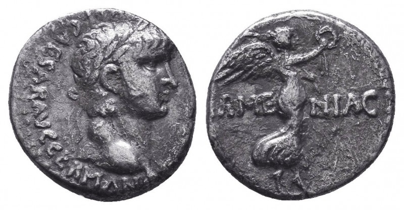 Nero (54-68). Cappadocia, Caesarea-Eusebia. AR Hemidrachm . Laureate head of Ner...