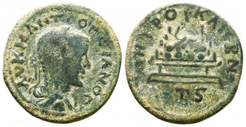 CAPPADOCIA. Caesarea (as Eusebeia. Gordian III (238-244). Ae. Obv: AVK M ANT ΓOΡ...