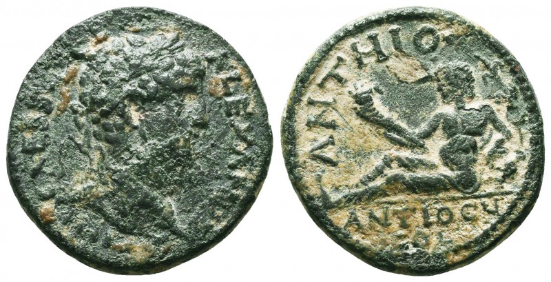 Severus Alexander Æ of Antioch, Pisidia. AD 222-235. IMP CAES SEVER ALEXANDER, l...