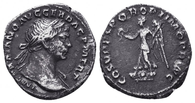 TRAJAN (98-117). Ar Silver Denarius. Rome.

Condition: Very Fine

Weight: 2.77gr...