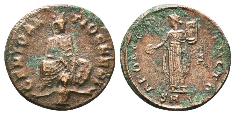 Anonymous, Reign of Maximinus II, 310 - 313 AD
AE 1/4 Follis, Antioch Mint
GENIO...