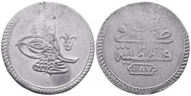 OTTOMAN EMPIRE.Abdul Hamid I. 1774-1789 AD.Qustintiniya mint.1187 AH.AR 2 Piaster

Condition: Very Fine

Weight: 29.91gr
Diameter: 43.7mm