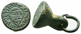Ancient Seal Stamp Ae,

Condition: Very Fine

Weight: 10.16gr
Diameter: 25.5mm