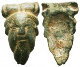 Ancient Roman Bronze oil lamp lid,

Condition: Very Fine

Weight: 13.10gr
Diameter: 30mm