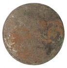 ROMA. Espejo (I a.C.- IV d.C.). Bronce. Diámetro 17,8 cm. Pegado / Restaurado.