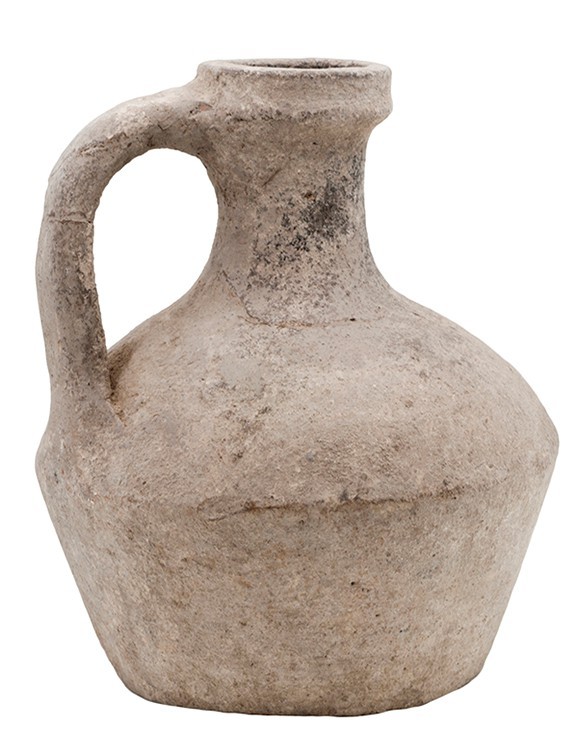 HISPANO-ÁRABE. Jarra (XI-XII d.C.). Cerámica. Altura 16,9 cm. Pegado / Restaurad...