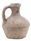 HISPANO-ÁRABE. Jarra (XI-XII d.C.). Cerámica. Altura 16,9 cm. Pegado / Restaurado