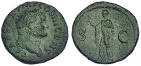 TITO (bajo Vespasiano). R/ Spes a izq.; S-C. RIC-751. Pátina verde rugosa. BC+.