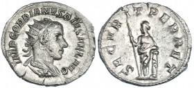 GORDIANO III. Antoniniano. Roma (243-244). R/Securitas; SECVRIT PERPET. RIC-152. MBC+.
