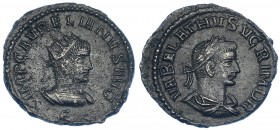 AURELIANO Y VABALATO. Antoniniano. Antioquía (270-275). Oficina E. RIC-381. MBC+.