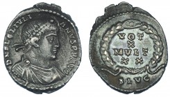JULIANO II. Silicua. Lugdunum (361-362). R/ VOT/X/MVLT/XX, exergo SLVG. RIC-234. MBC/MBC+.