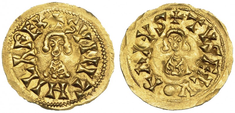 SUINTHILA. Tremissis. Elvora. AU 1,48 g. CNV-326.4. EBC-. Rara.