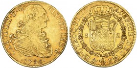 8 escudos. 1796. México. FM. VI-1332. MBC.
