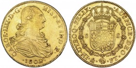 8 escudos. 1802. México. FT. VI-1339. MBC+.