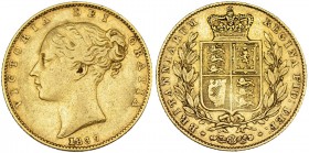 GRAN BRETAÑA. Soberano. 1839. KM-736.1. MBC. Rara.