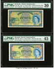 Bermuda Bermuda Government 1 Pound 1.5.1957 Pick 20b; 20c PMG Very Fine 30; Choice Extremely Fine 45. 

HID09801242017

© 2020 Heritage Auctions | All...
