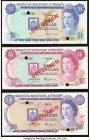 Bermuda Monetary Authority 1978-84 (ND 1985) Collector Series Specimen Set of 6 Examples Crisp Uncirculated. Some staining is present on a few example...